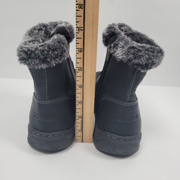 Khombu Addison Women's Black Ankle Boots US size 7M - Picture 9 of 11